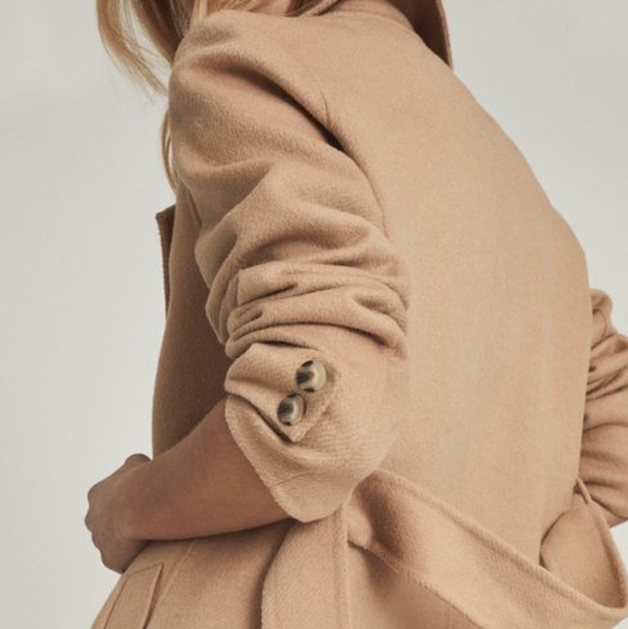 *Restock!* NWT REISS | Leah Wool Blend Long Coat - Picture 6 of 15